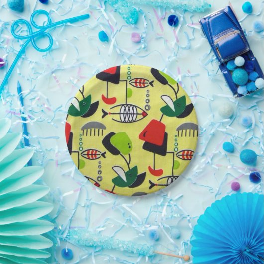 Zeitgenössische Papiertafel aus dem Mittelalter Pappteller (Party)