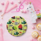 Zeitgenössische Papiertafel aus dem Mittelalter Pappteller (Party)