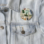 zeitgenössische Reiserollage Button (Beispiel)
