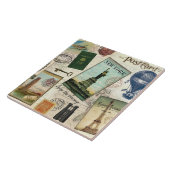 zeitgenössische Reiserollage Fliese (Seite)