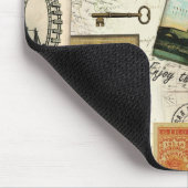 zeitgenössische Reiserollage Mousepad (Ecke)