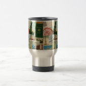 zeitgenössische Reiserollage Reisebecher (Mittel)