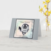 Zeitgenössische Rentenkarte aus der Katze Karte (Gelbe Blume)