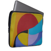 Zeitgenössische Retro-Labyrinthkunst Laptop-Hülle Laptopschutzhülle (Vorne Rechts)