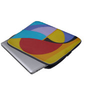 Zeitgenössische Retro-Labyrinthkunst Laptop-Hülle Laptopschutzhülle (Vorne Knopf)