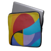 Zeitgenössische Retro-Labyrinthkunst Laptop-Hülle Laptopschutzhülle (Vorderseite Links)