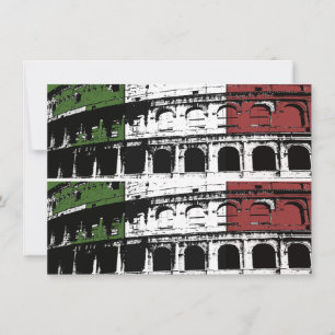 Zeitgenössische römische Kolosseum 2x6 Custom Card