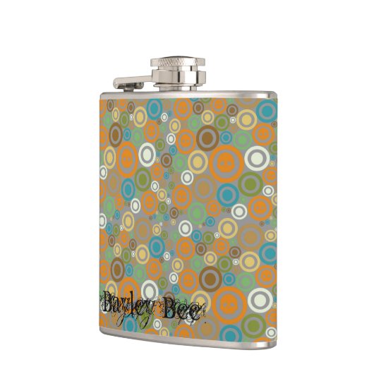 Zeitgenössische Schädel Flachmann (Links)