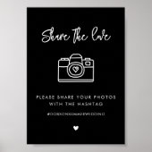 Zeitgenössische Schwarze Hochzeit Das Zeichen der Poster (Vorne)