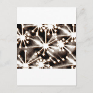 Zeitgenössische schwarze u. weiße Kunst Postkarte
