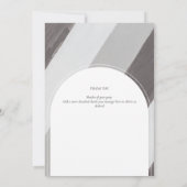 Zeitgenössische Shades Gray Striping FOTO DANKE (Rückseite)