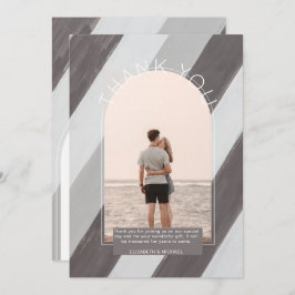 Zeitgenössische Shades Gray Striping FOTO DANKE