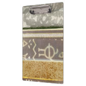 Zeitgenössische Stammes- Muster-Malerei Klemmbrett (Links)