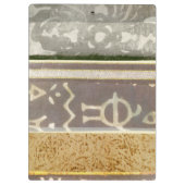 Zeitgenössische Stammes- Muster-Malerei Klemmbrett (Rückseite)