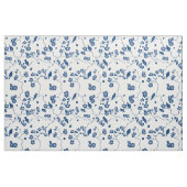 Zeitgenössische Toile Birds & Florals Fabric Stoff (Yard (91,4 cm))