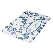 Zeitgenössische Toilvögel & Florals Badematte (Schrägansicht)