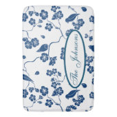 Zeitgenössische Toilvögel & Florals Badematte (Vorderseite Vertikal)