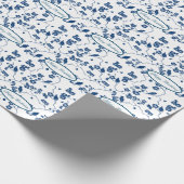 Zeitgenössische Toilvögel & Florals Geschenkpapier (Ecke)