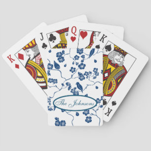 Zeitgenössische Toilvögel & Florals Spielkarten