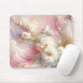 Zeitgenössische Tulle Floral Abstrakt Mousepad (Mit Mouse)