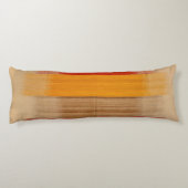 Zeitgenössische Türkische Gelbbraun  Seitenschläferkissen (Rückseite)