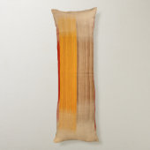 Zeitgenössische Türkische Gelbbraun  Seitenschläferkissen (Rückseite (Vertikal))