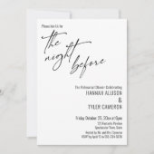 Zeitgenössische Typografie Einladung (Vorderseite)