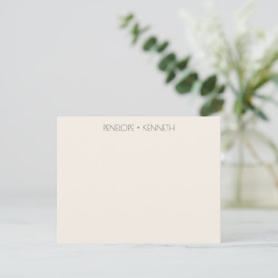 Zeitgenössische Typografie Minimalistisch Benutzer Mitteilungskarte