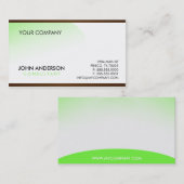 Zeitgenössische Visitenkarte (Vorne/Hinten)