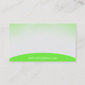 Zeitgenössische Visitenkarte (Rückseite)