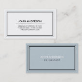 Zeitgenössische Visitenkarte (Vorne/Hinten)