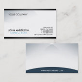 Zeitgenössische Visitenkarte (Vorne/Hinten)