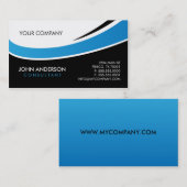 Zeitgenössische Visitenkarte (Vorne/Hinten)