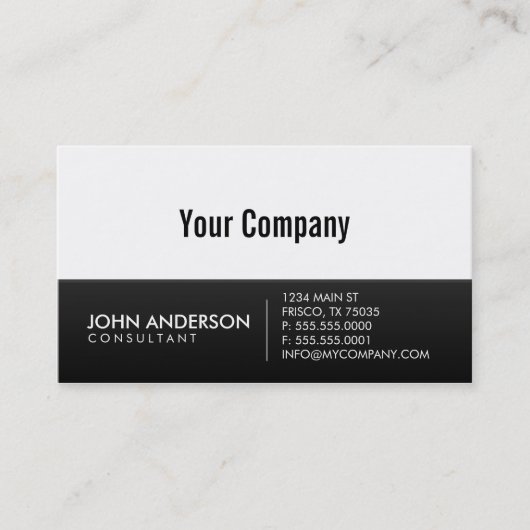 Zeitgenössische Visitenkarte (Vorderseite)