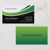 Zeitgenössische Visitenkarte (Vorne/Hinten)