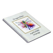 Zeitgenössische Wasserfarbenklingelblume Notizblock (Rechte Seite)