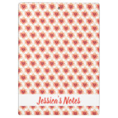 Zeitgenössische Weichkorallenflora Klemmbrett (Rückseite)