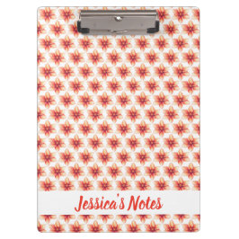 Zeitgenössische Weichkorallenflora Klemmbrett