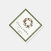 Zeitgenössische Weihnachts-Tischdecken mit individ Serviette (Ecke)