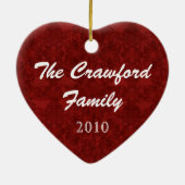 Zeitgenössische Weihnachtsbaumen Keramikornament (Hinten)