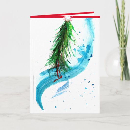 Zeitgenössische Weihnachtsbaumkapelle Karte (Vorderseite)