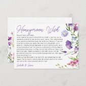 Zeitgenössische Wildblumen auf der Wiese, die gut Begleitkarte (Vorne/Hinten)