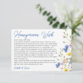 Zeitgenössische Wildblumen auf der Wiese, die gut Begleitkarte (Stehend Vorderseite)