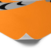 Zeitgenössische Wildnis Raccoon Kunst Poster (Ecke)