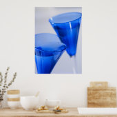 Zeitgenössische Wine Glasses Poster Print (Küche)