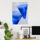 Zeitgenössische Wine Glasses Poster Print (Heimbüro)