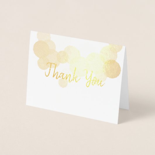 Zeitgenössische Zirkel Vielen Dank Folienkarte (Vorderseite)