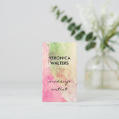 Zeitgenössische Zwei-Tonen-Bürste Visitenkarte (Stehend Vorderseite)