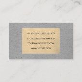 Zeitgenössische Zwei-Tonen-Textur Visitenkarte (Rückseite)