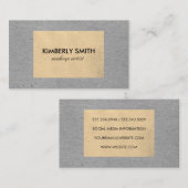 Zeitgenössische Zwei-Tonen-Textur Visitenkarte (Vorne/Hinten)